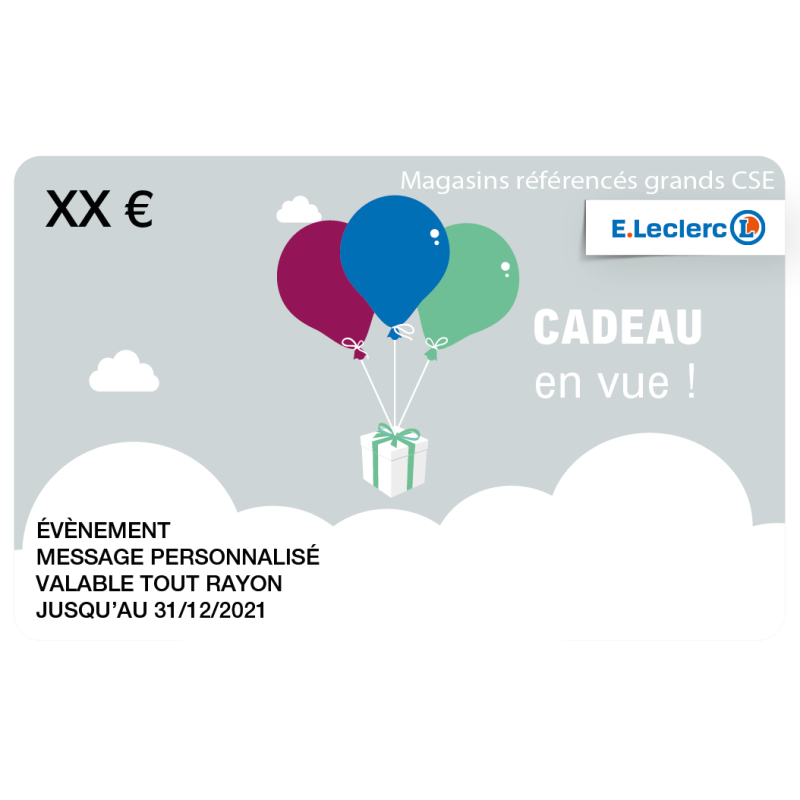 Carte leclerc 50 €